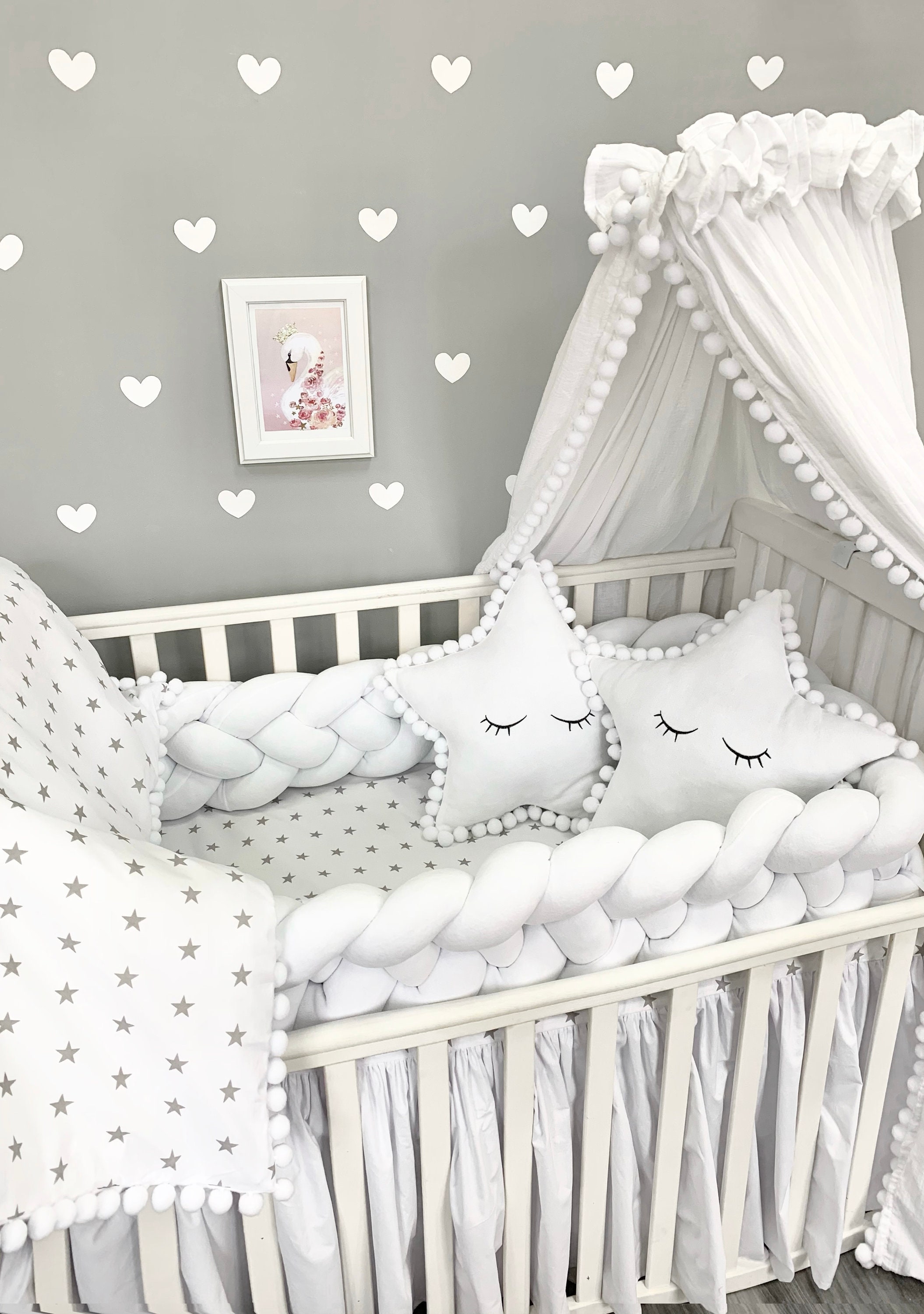 bedding set for mini crib