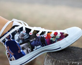 j cole custom shoes