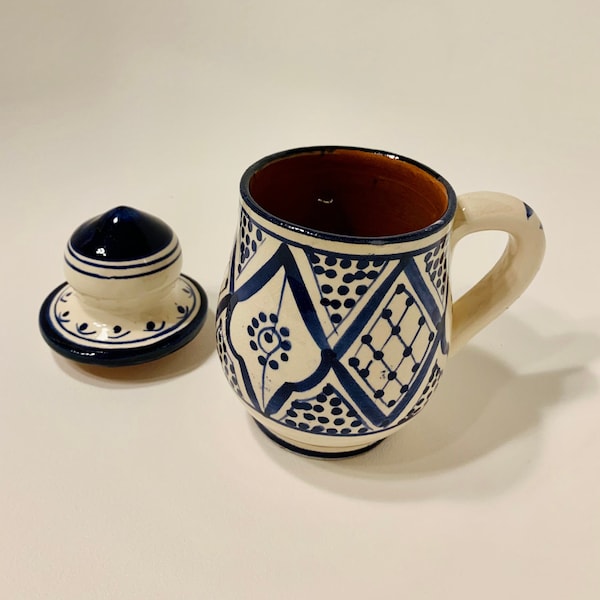 Moroccan hand made mugs, Moroccan Hand made Pottery mugs, Pottery mugs, mugs, coffee mugs, tea mugs, Kitchen, home decoration.