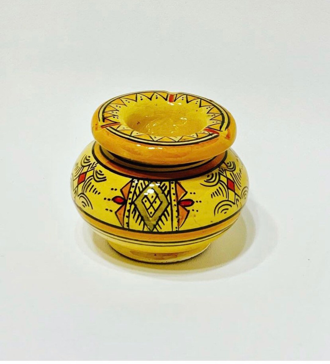 Ashtray Pottery Ashtray Art Ashtray Moroccan Pottery Etsy