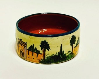 Ashtray, Pottery Ashtray, Art Ashtray, Moroccan Pottery Ashtray, Moroccan Ashtray, Tobaccianam, Art piece.