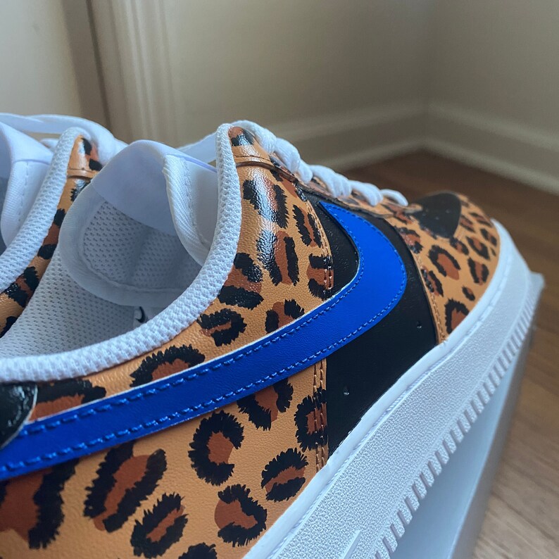 custom air force 1 cheetah print