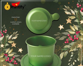 Phin - Coffee Filter - Free custom design - Green