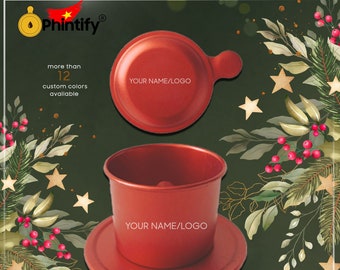 Phin - Coffee Filter - Free custom design - Red