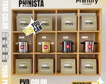 Home Phinista - Phin Inox PVD Color - Wooden Buttons - Size 7