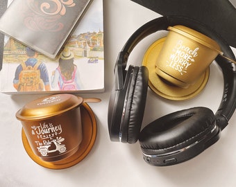 Custom Engraved Vietnamese Coffee Filter: Anodized Aluminum Phin