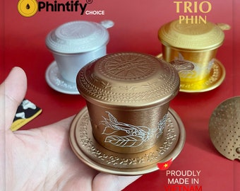 Phintify Choice - Trung Nguyen Phin - Diseño de tambor de bronce - Relieve exquisito