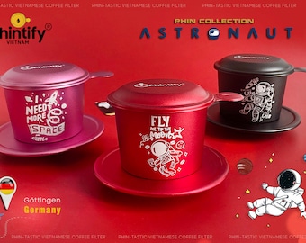 Astronaut Vietnamese Coffee Filter: Anodized Aluminum Phin
