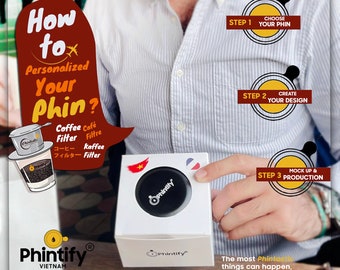 Customizable Aluminum Phin Coffee Filter - Free Laser Engraving