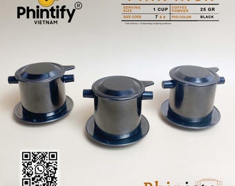 Phinista Collection - Phin Inox -Black PVD Color - Size 7