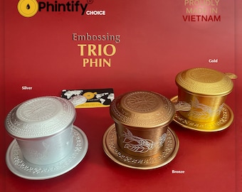 Phintify Choice - Trio Phin Set - Bronze drum pattern - Exquisite embossing