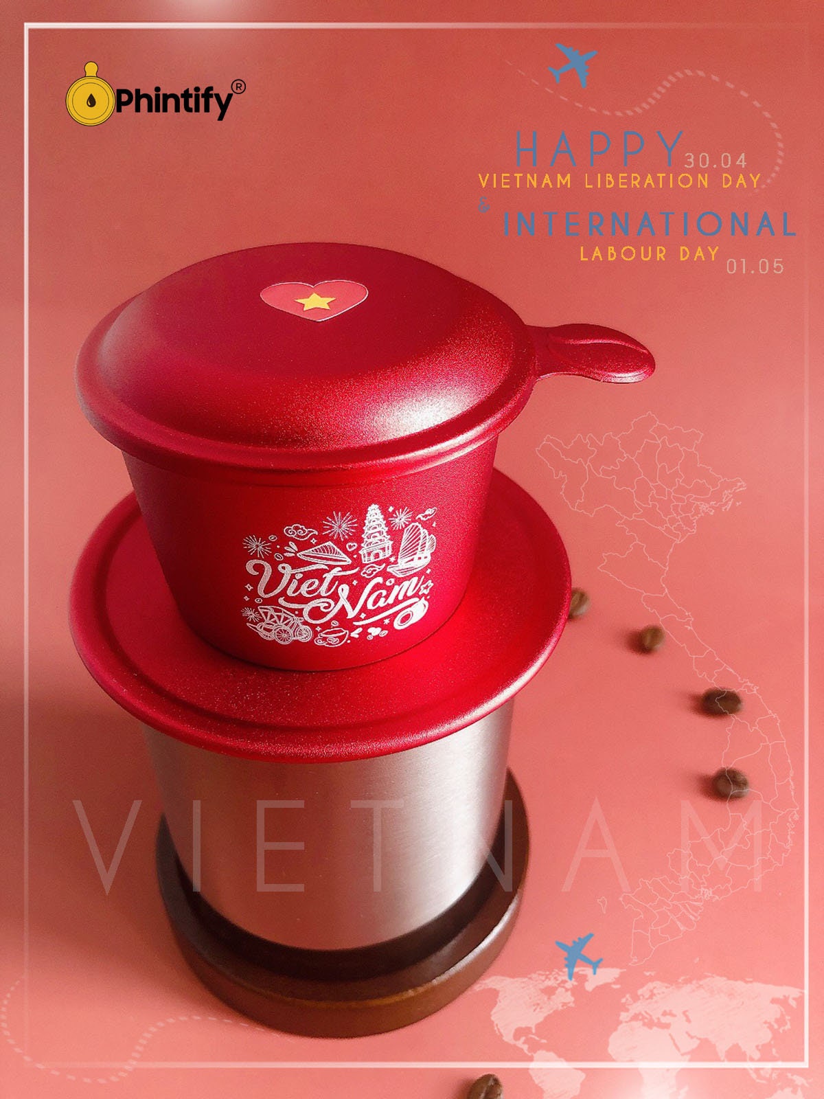 filtre à café vietnamien - édition spéciale phin bienvenue au vietnam
