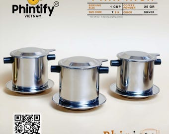 Stainless Steel Phin Filter - Free Laser Engraving