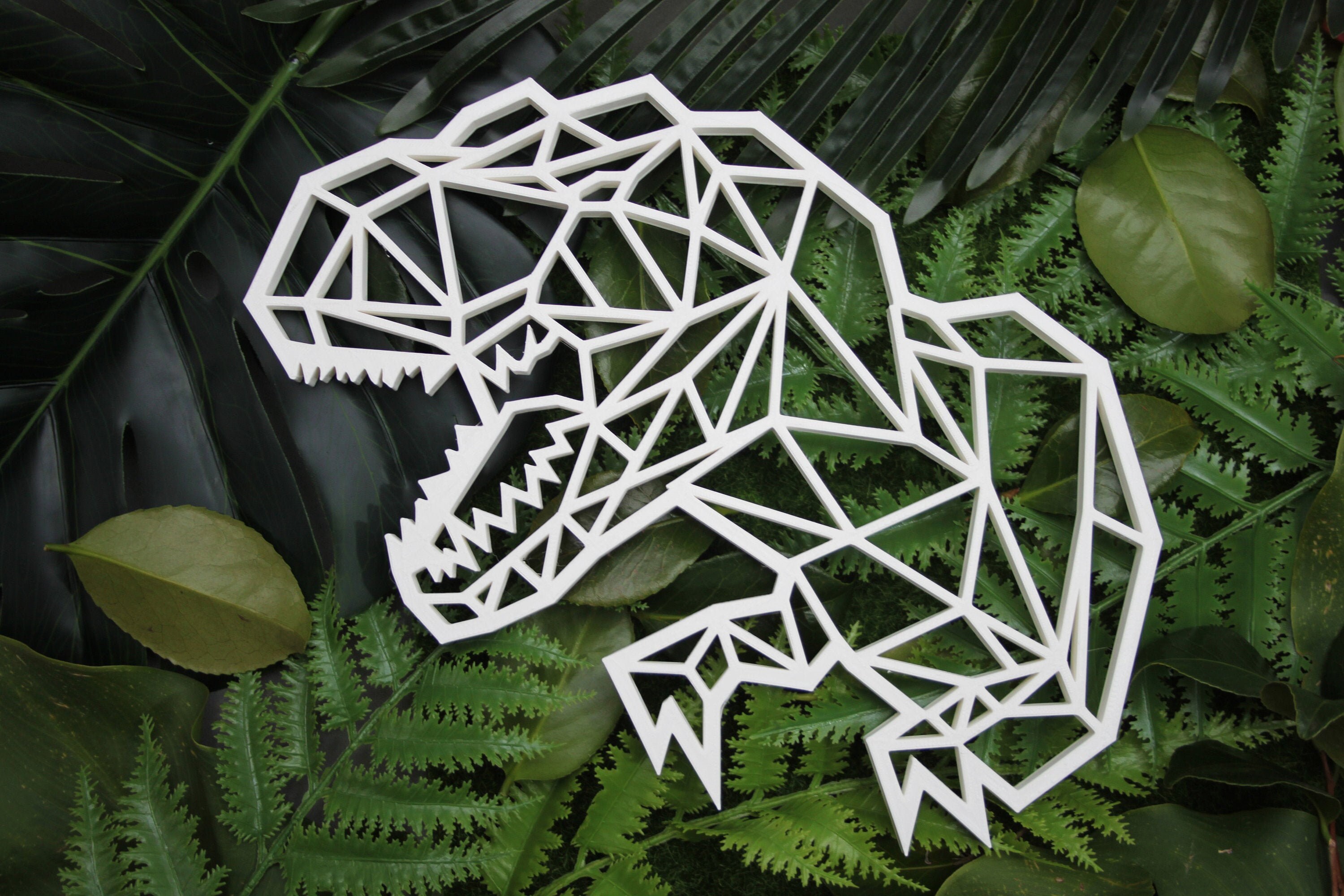 Holz Dinosaurier Wanddekoration - 4-teiliges Set Für Kinderzimmer & Kindergarten