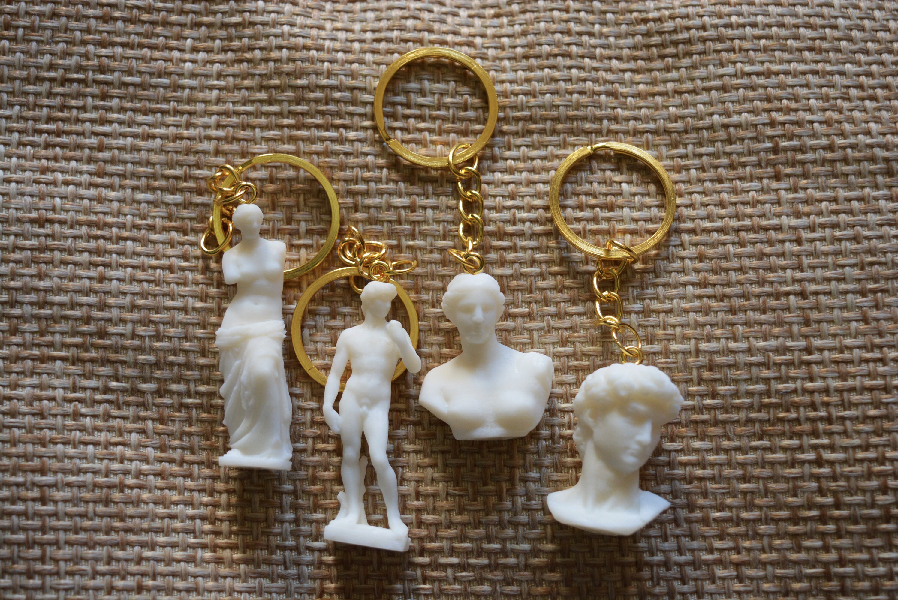 Statue keychain David by Michelangelo Venus de Milo Statue Etsy
