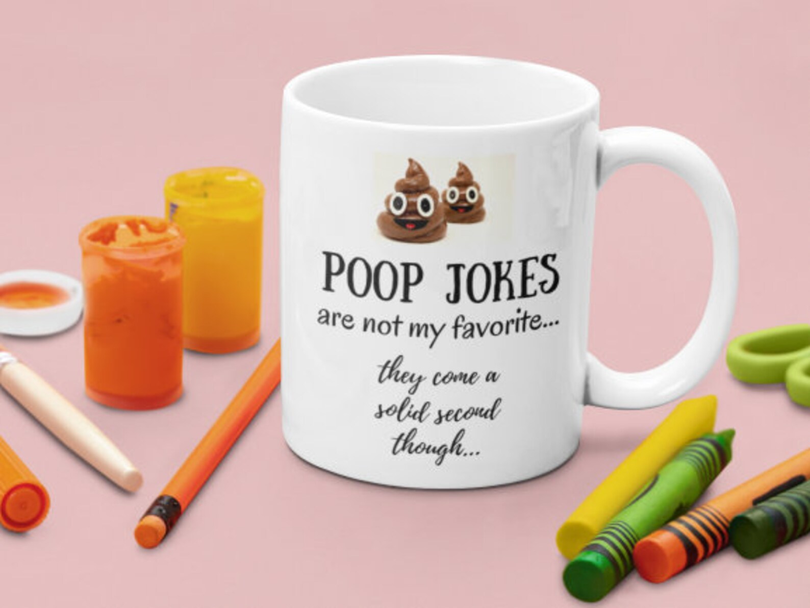 Funny Coffee Mug poop jokes coffee cup not my favorite but Etsy