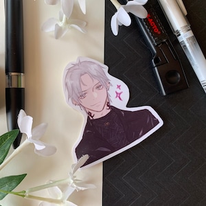 Thancred punk vinyl sticker ffxiv