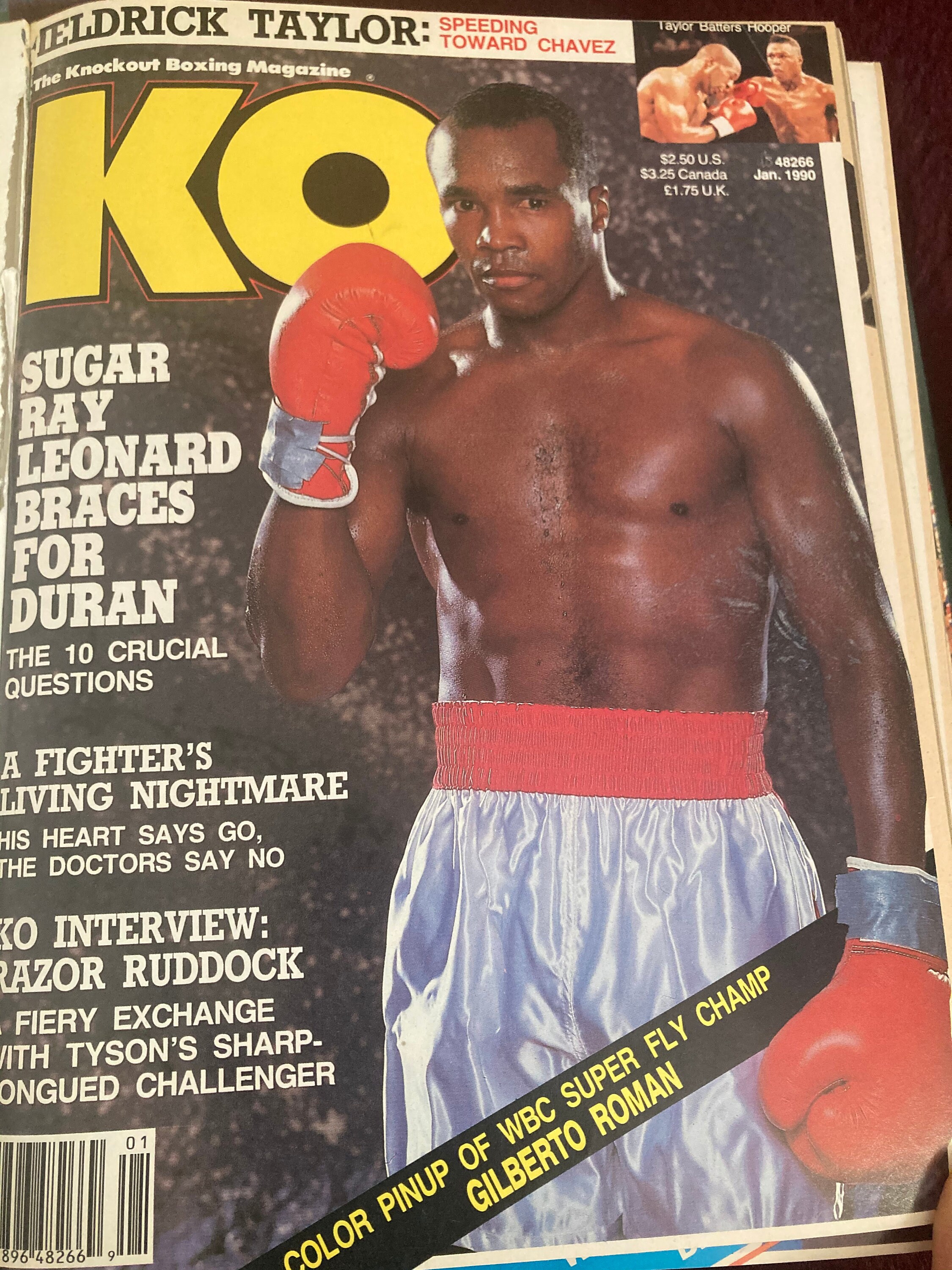 Vintage Boxing KO Magazine Jan 1990 Etsy