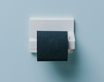 Klassischer Stil Holz Toilettenpapierhalter für WC Papier einfache Aufbewahrung | Kiefern | 14,5x12 cm