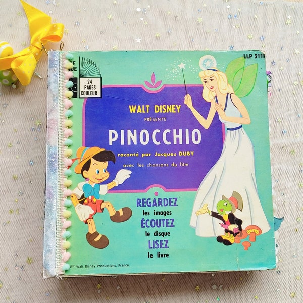 Pinocchio Little Golden Book Junk Journal