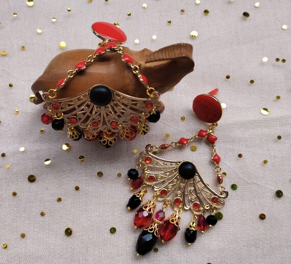Oriental Earrings Etsy UK