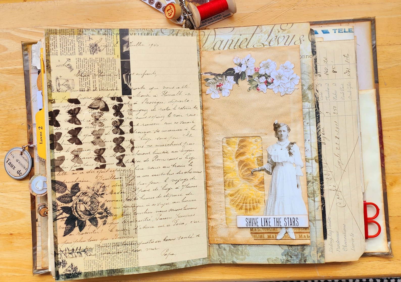 Vintage Junk Journal - Etsy