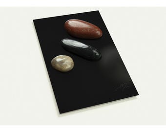 Earth Tones Stone Postcards Pack (10 Cards), 5.5 x 8.5 Inch Paper