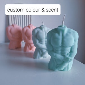 Man torso candle, naked body, body candle, man body candle, shaped candle, David torso,male body sculpture candle,torso candle, candle gift