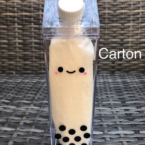 Boba Water Carton Bottle/Tumbler