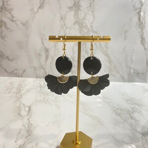 Acrylic, Laser Cut, Earrings, Flower Earrings