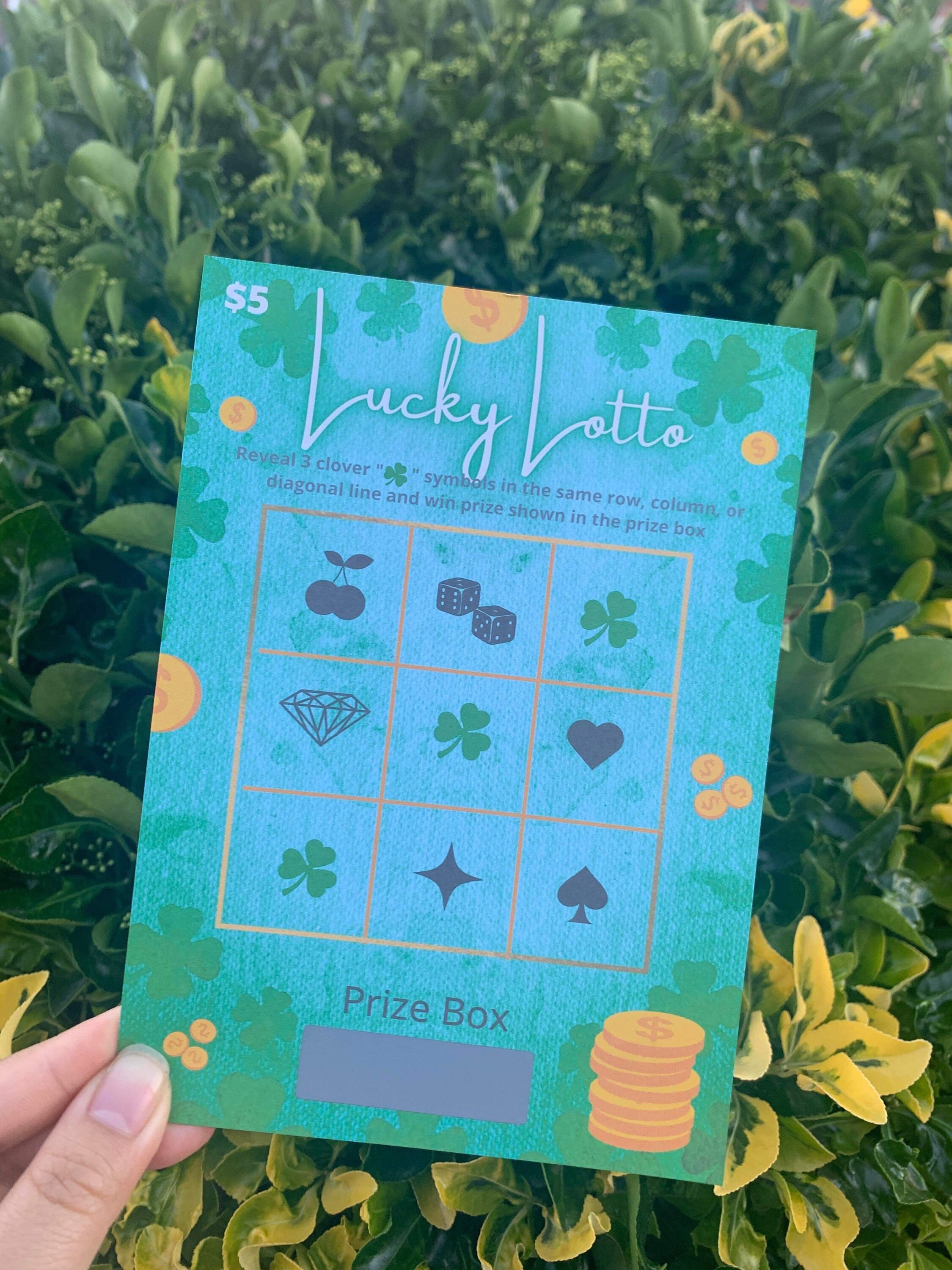 Custom Lottery Ticket Scratch off Card - Perfect for Couples, Friends or  Family - Customize Your Surprise Gift - Surprise Card - Etsy