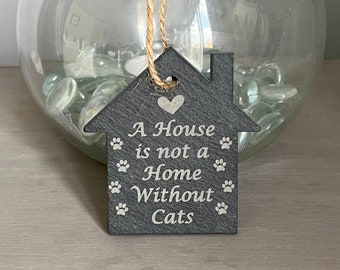 Cat Sign, Dog Sign, Pet Gift For Owners, Gift for Pet Lover, Slate Sign, Cat Gift, Cat Decor, Dog Decor, Dog Owner Gift, Pet Decoration