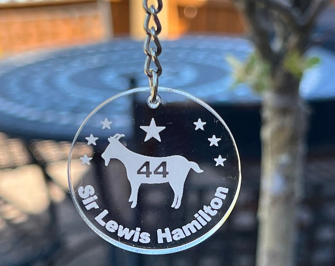 Lewis Hamilton, Lewis Hamilton Keyring, Lewis Hamilton Keychain, Lewis Hamilton Gift, F1 Fan Gift, Gift for Formula One Fan, F1 Driver