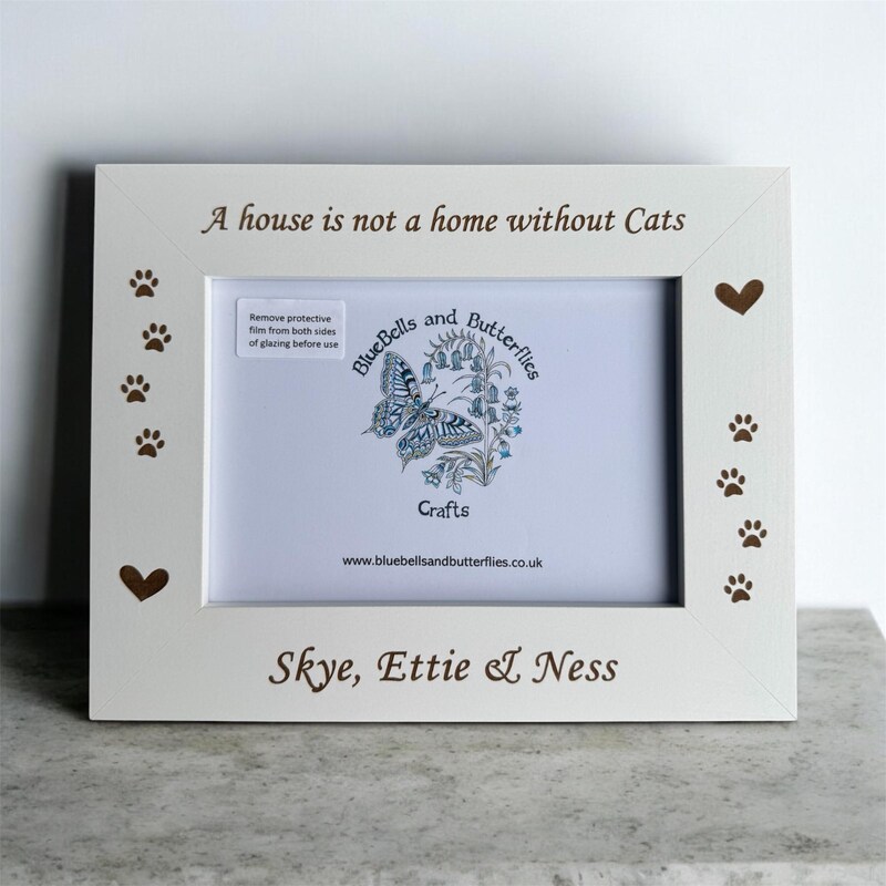 Cat Photo Frame - Etsy UK