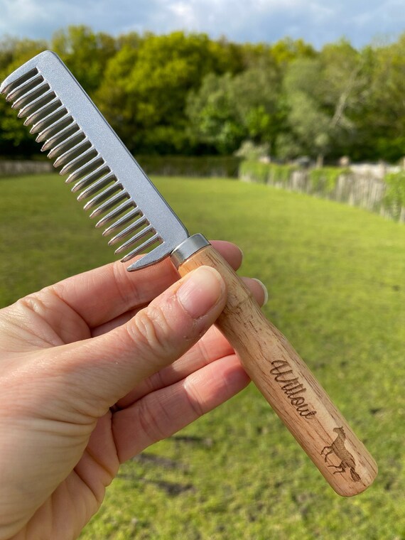 Personalised Horse Mane Comb Horse Gift Pony Gift Etsy