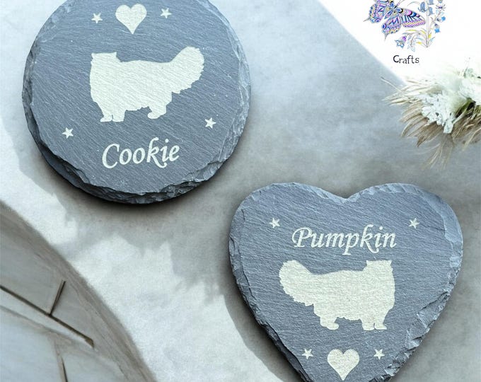 Personalised Pet Slate Coaster, Custom Pet Gift, Engraved Slate Coaster, Custom Pet Coaster, Gift for Cat Lover, For Dog Lover, Horse Gift