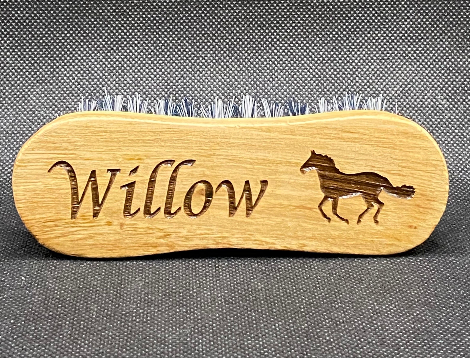 Personalised Horse Brush Horse Face Brush Equestrian Gift Etsy UK