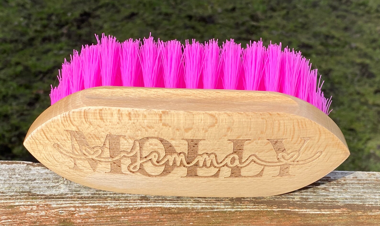 Personalised Horse & Pony Grooming Dandy Brush Horse Rider Etsy