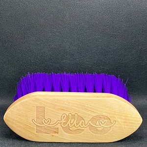 Personalised Horse Brush, Dusting Brush, Horse Gifts, Gift For Horse Lover, Horse Brush, Equestrian Gift, Horse Riding, Horse Tack. Grooming image 5