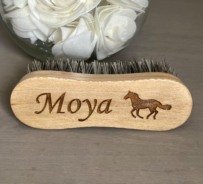 Personalised Horse Brush Horse Face Brush Equestrian Gift Etsy UK