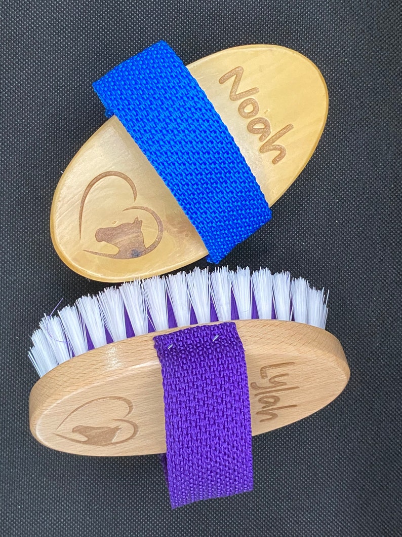 Personalised Horse Brush Small Body Brush Pony Brush Etsy UK