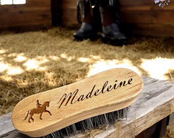 Personalised Horse Face Brush, Horse Gift For Owners, Equestrian Gift, Horse Gifts For Kids, Grooming Kit, Custom Horse Brush, Horse Riding