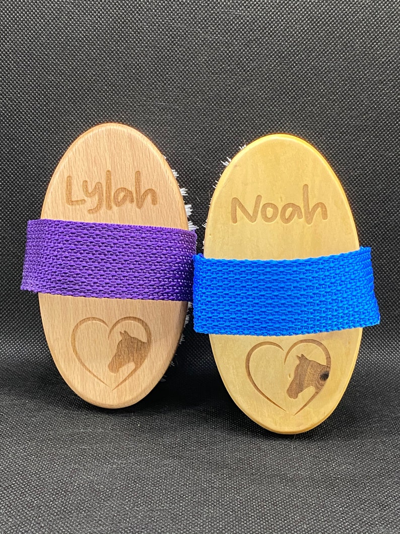 Personalised Horse Brush Small Body Brush Pony Brush Etsy UK