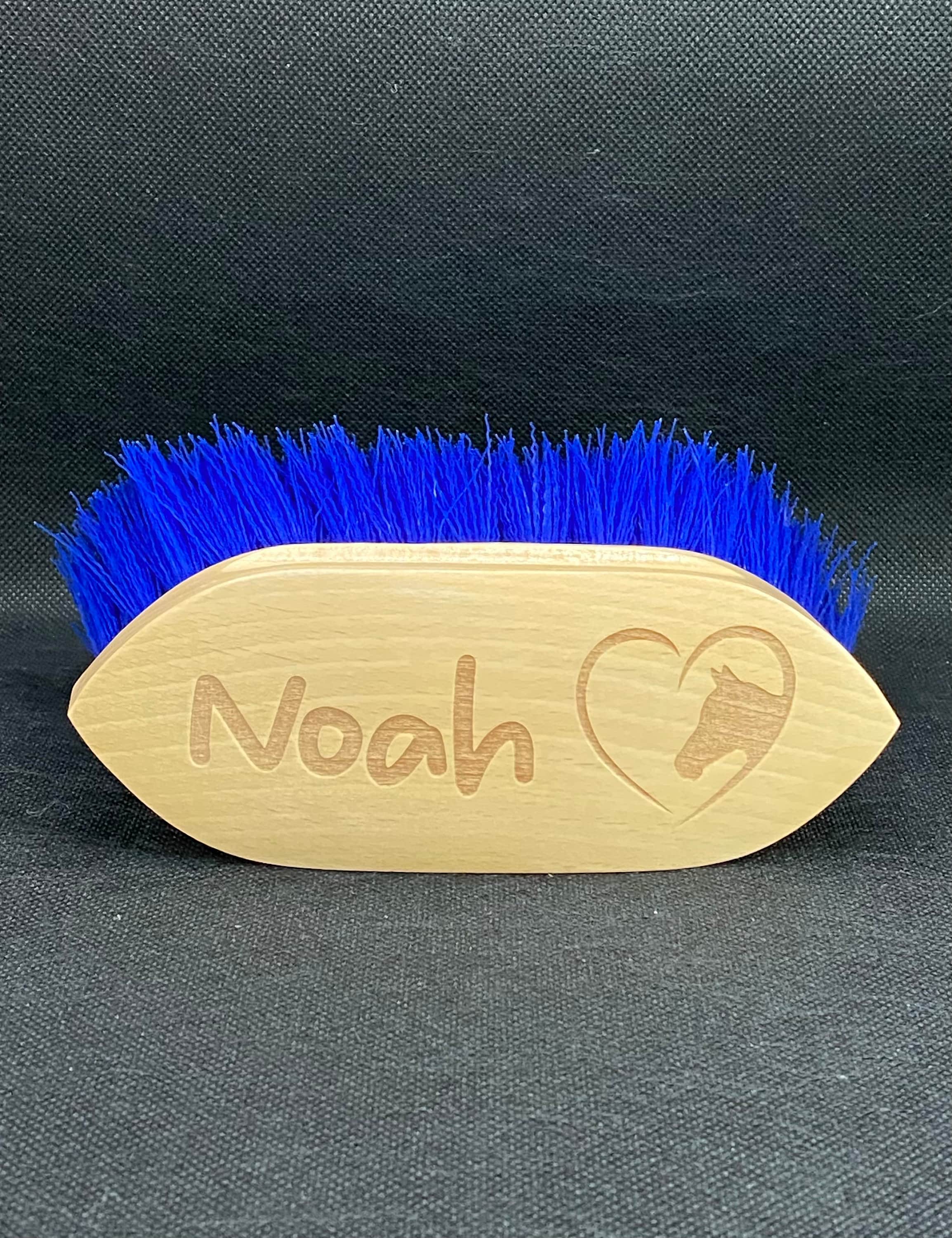 Personalised Horse Brush, Custom Small Pony Dusting Brush, Grooming Kit