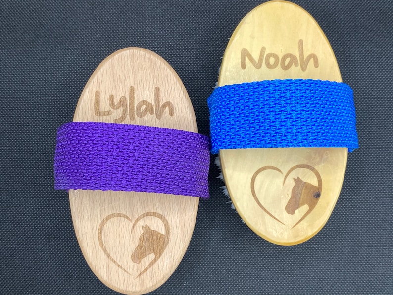 Personalised Horse Brush Small Body Brush Pony Brush Etsy UK