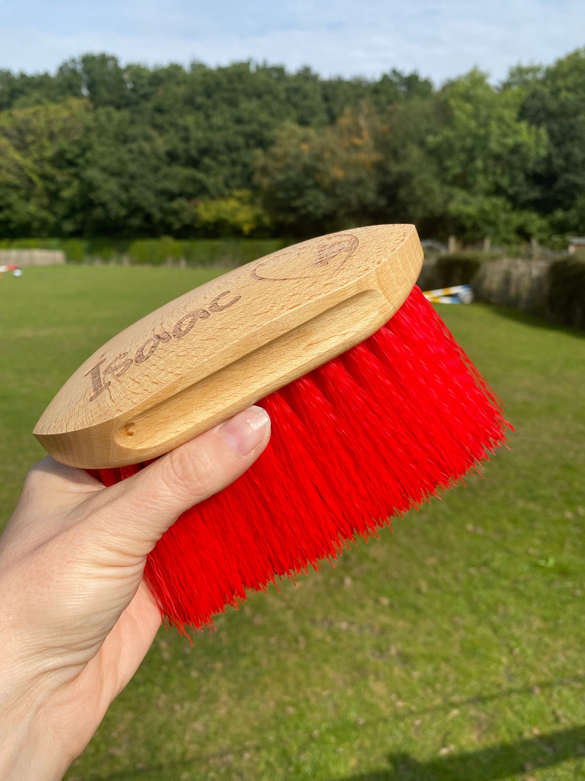 Personalised Horse Brush Custom Small Pony Dusting Brush Etsy