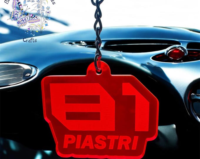 Oscar Piastri Keyring, Oscar 81 Keychain, OP81, Gift For Formula One Fan, F1 Gifts for Girls, F1 Gifts for him, McLaren F1, Piastri Merch