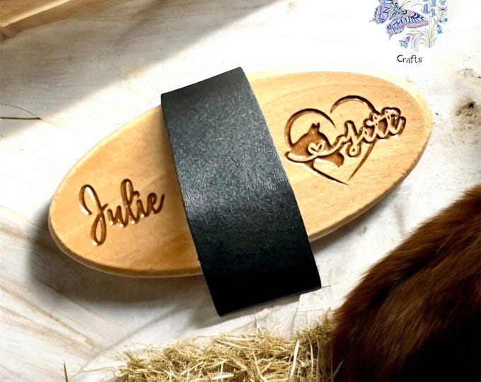 Personalised Horse & Pony Goat Hair Body Brush