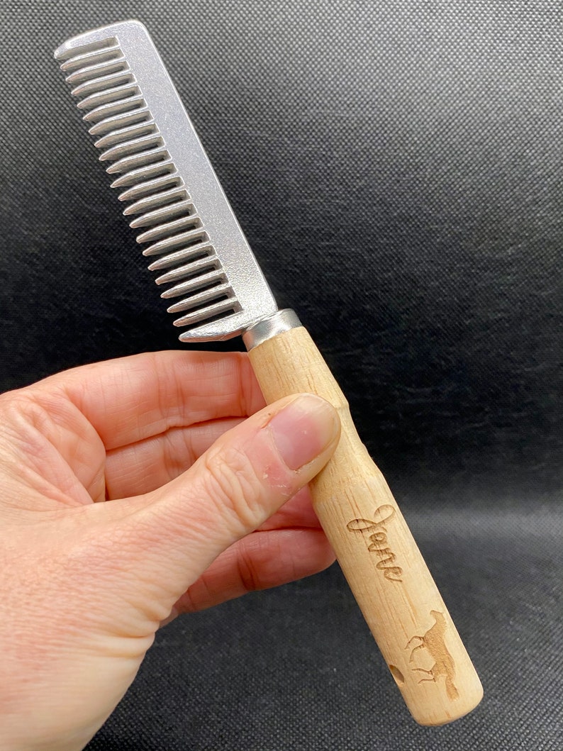 Personalised Horse Mane Comb Horse Gift Pony Gift Etsy Australia