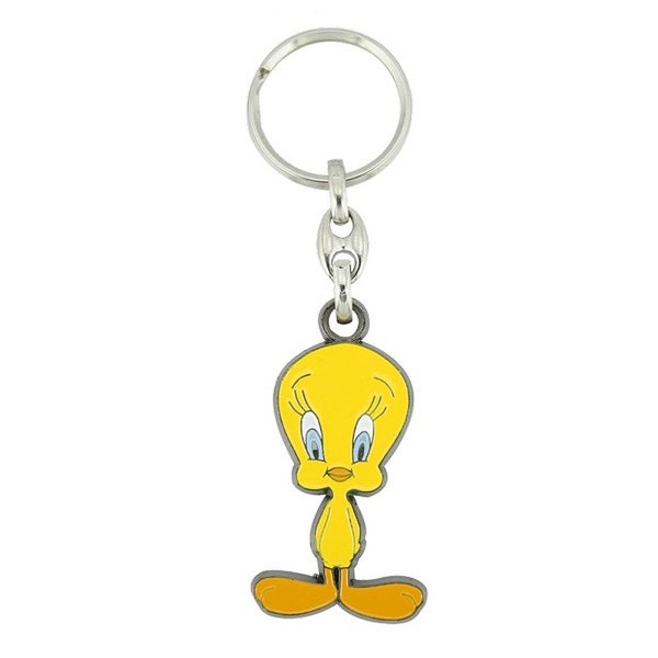 Warner Bros Looney Tunes - Tweety Pie Enamelled Licensed Keychain-Keyring